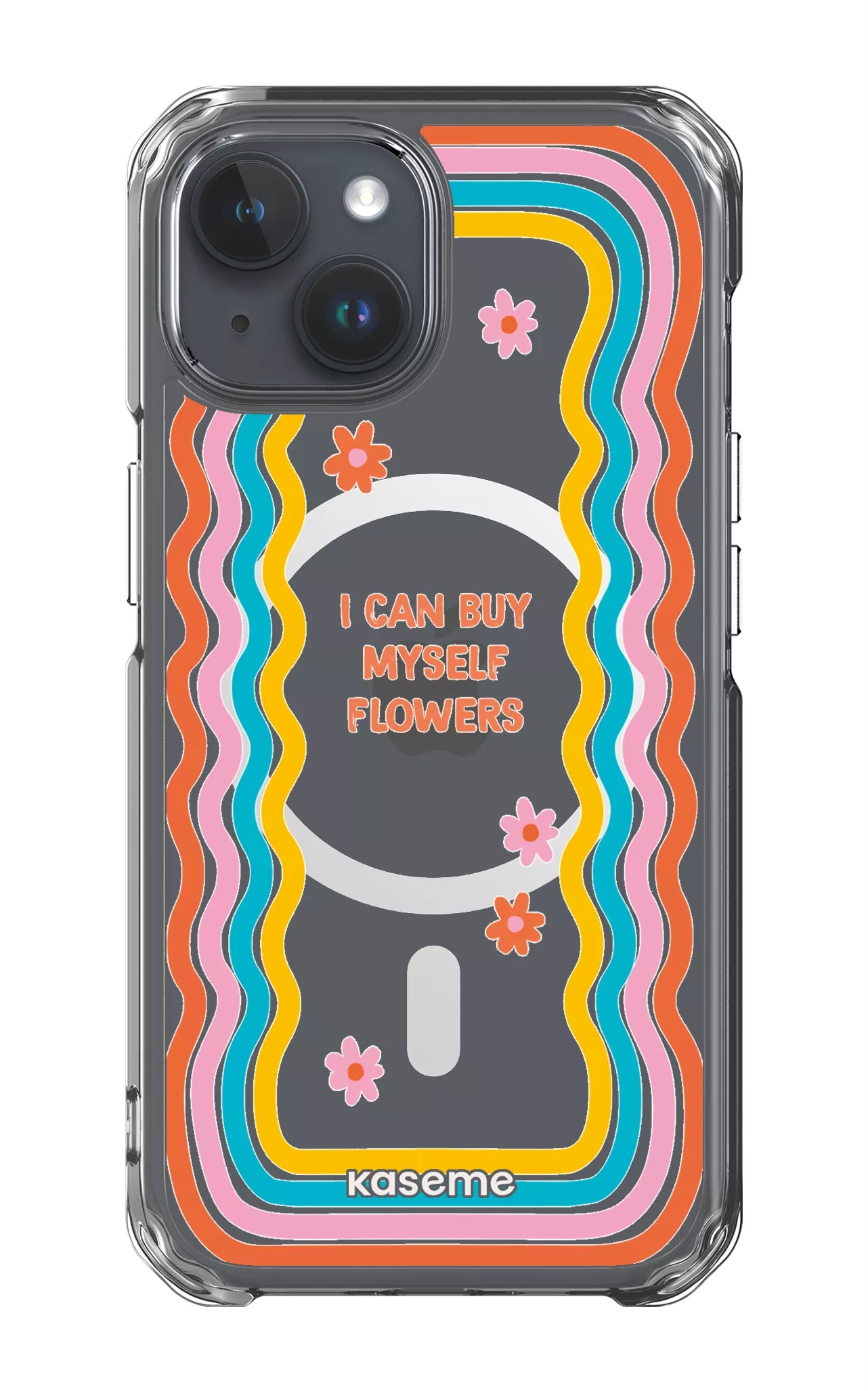 iPhone 15 Clear Case - Magsafe She Can Clear Case -