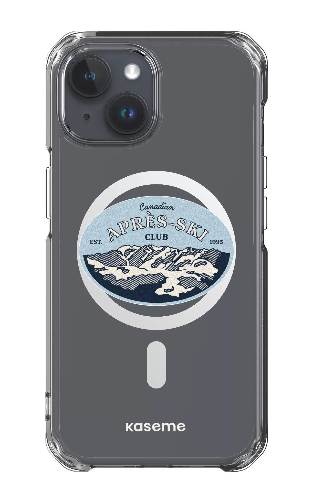 iPhone 15 Clear Case - Magsafe Whistler Clear Case -