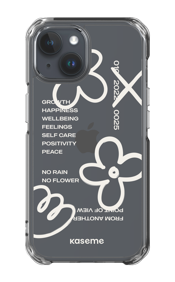 iPhone 15 Clear Case Feelings white Clear Case -