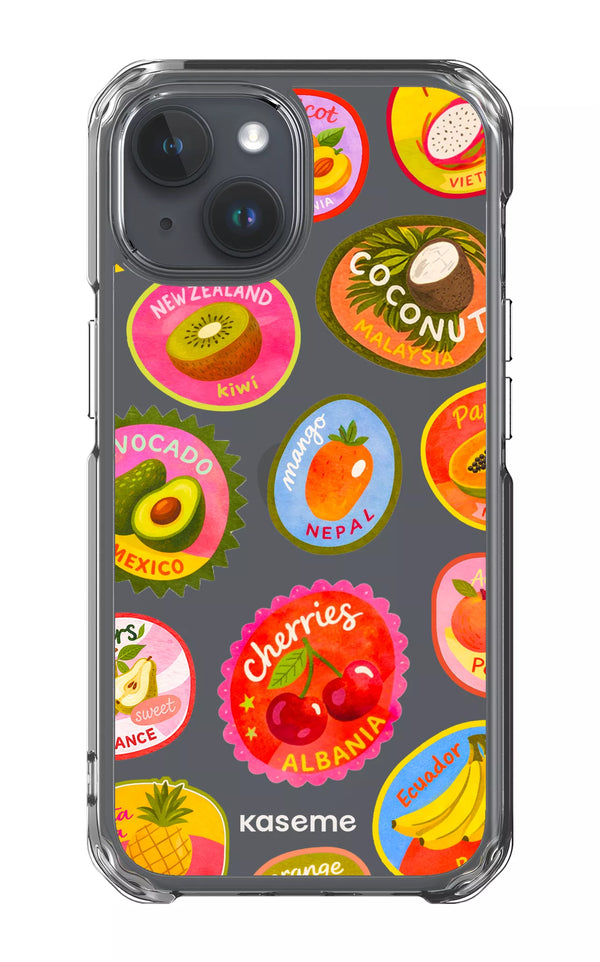 iPhone 15 Clear Case Frutti Clear Case -