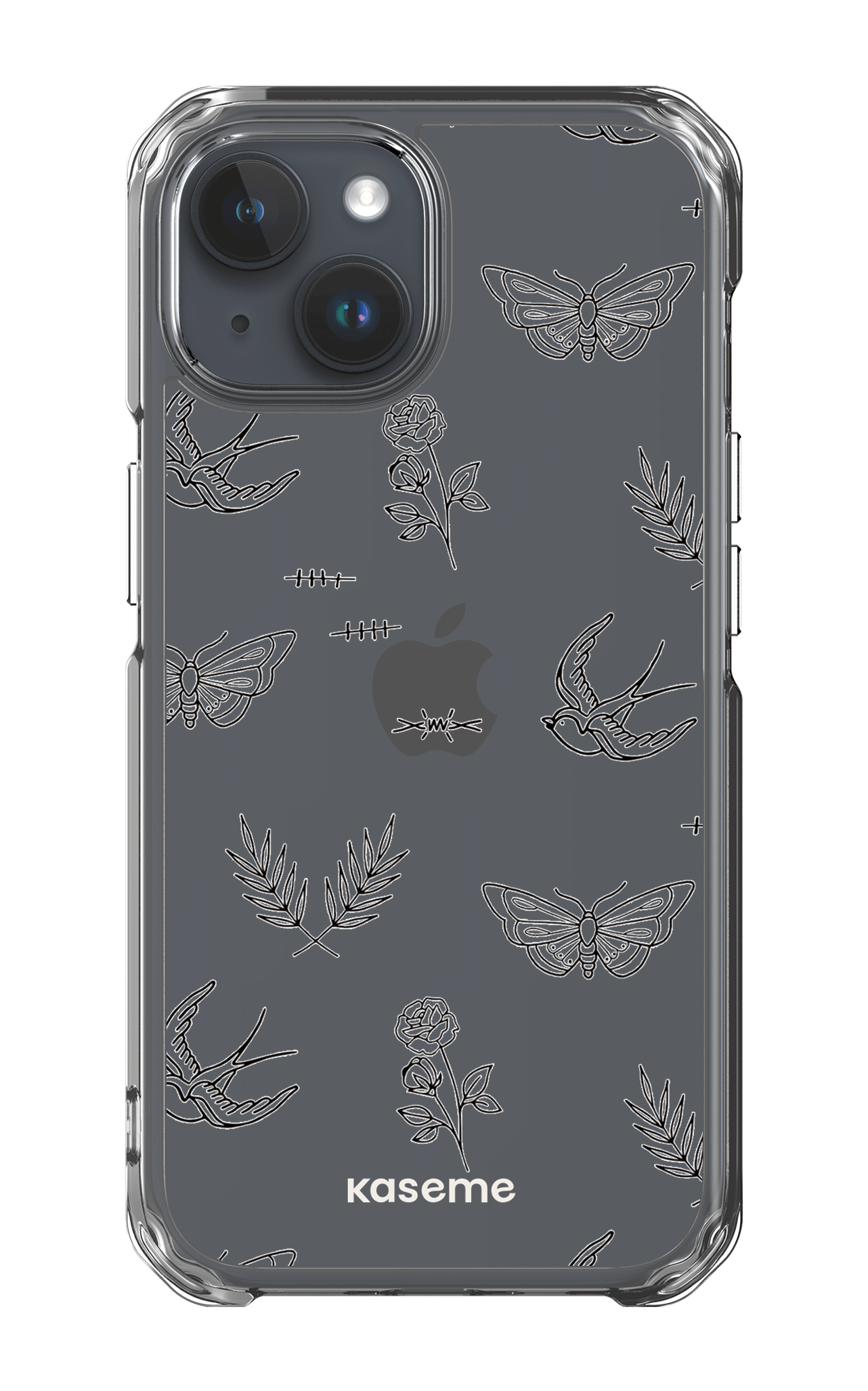 iPhone 15 Clear Case Ink Clear Case -