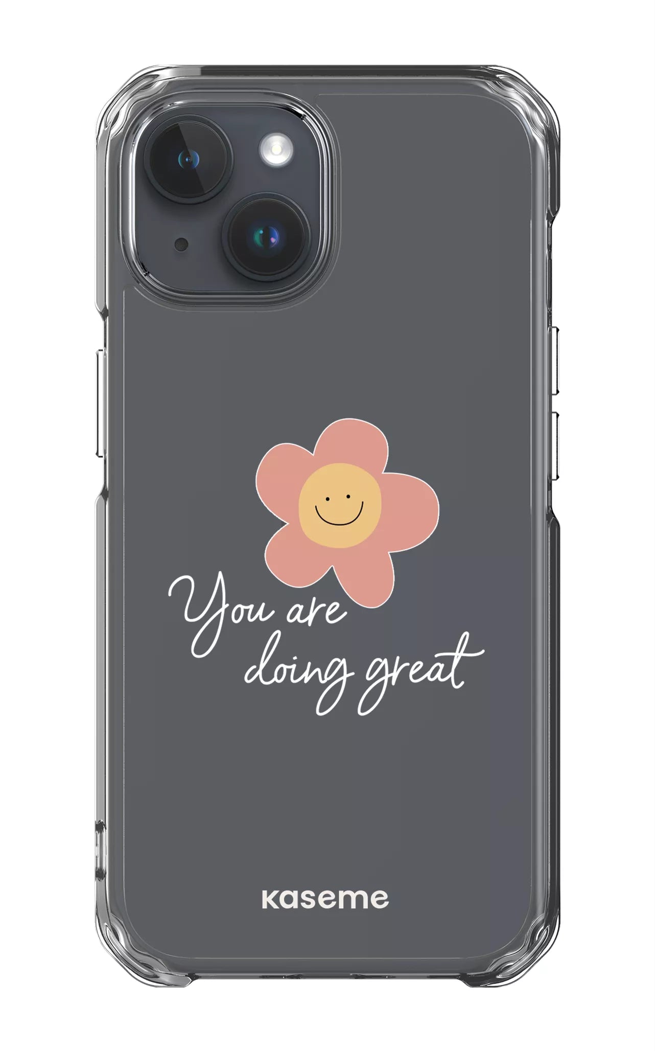 iPhone 15 Clear Case Keep going Clear Case -
