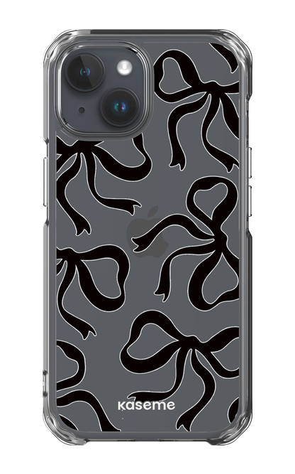 iPhone 15 Clear Case Lace Black Clear Case -
