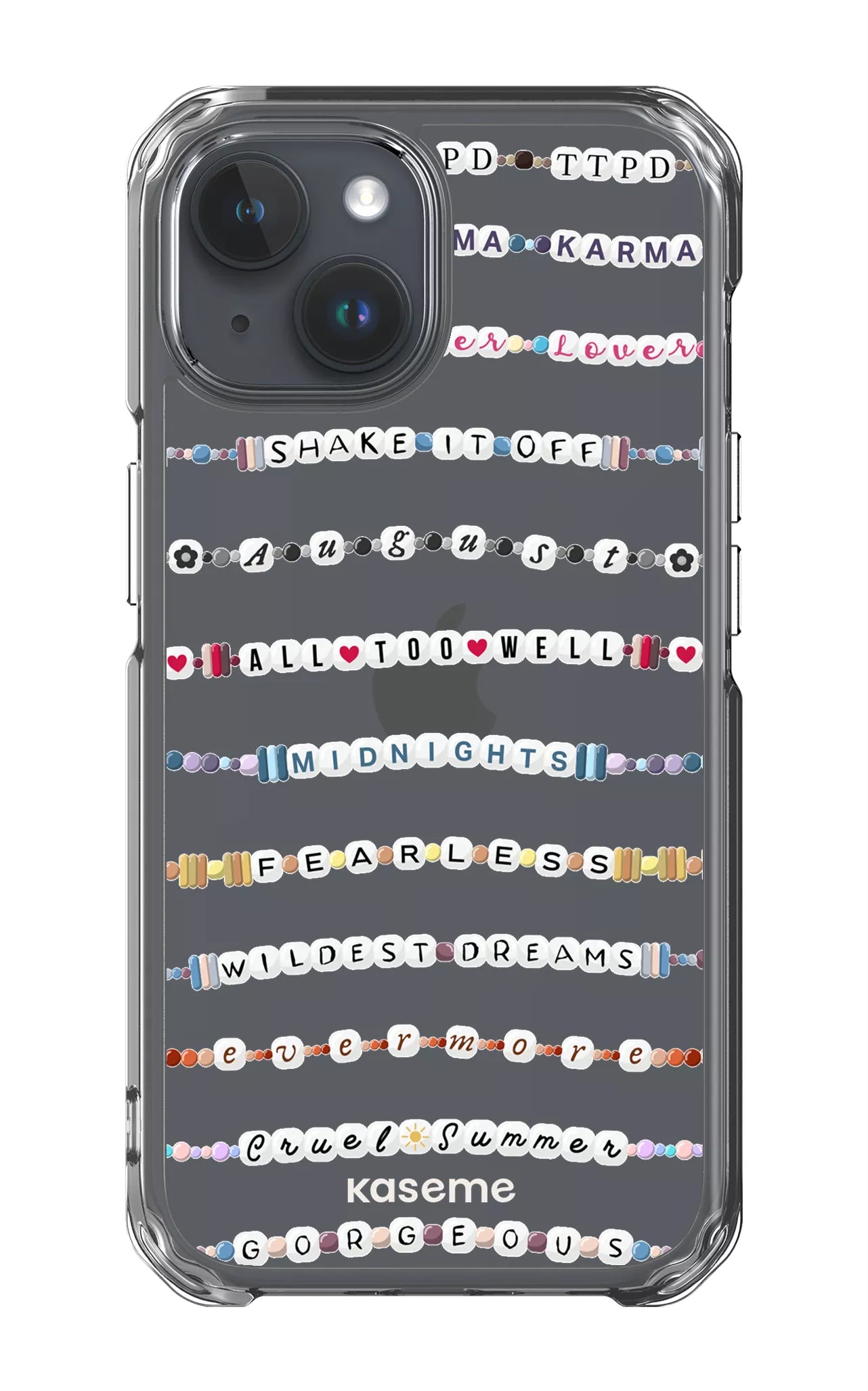 iPhone 15 Clear Case Love Story Clear Case -