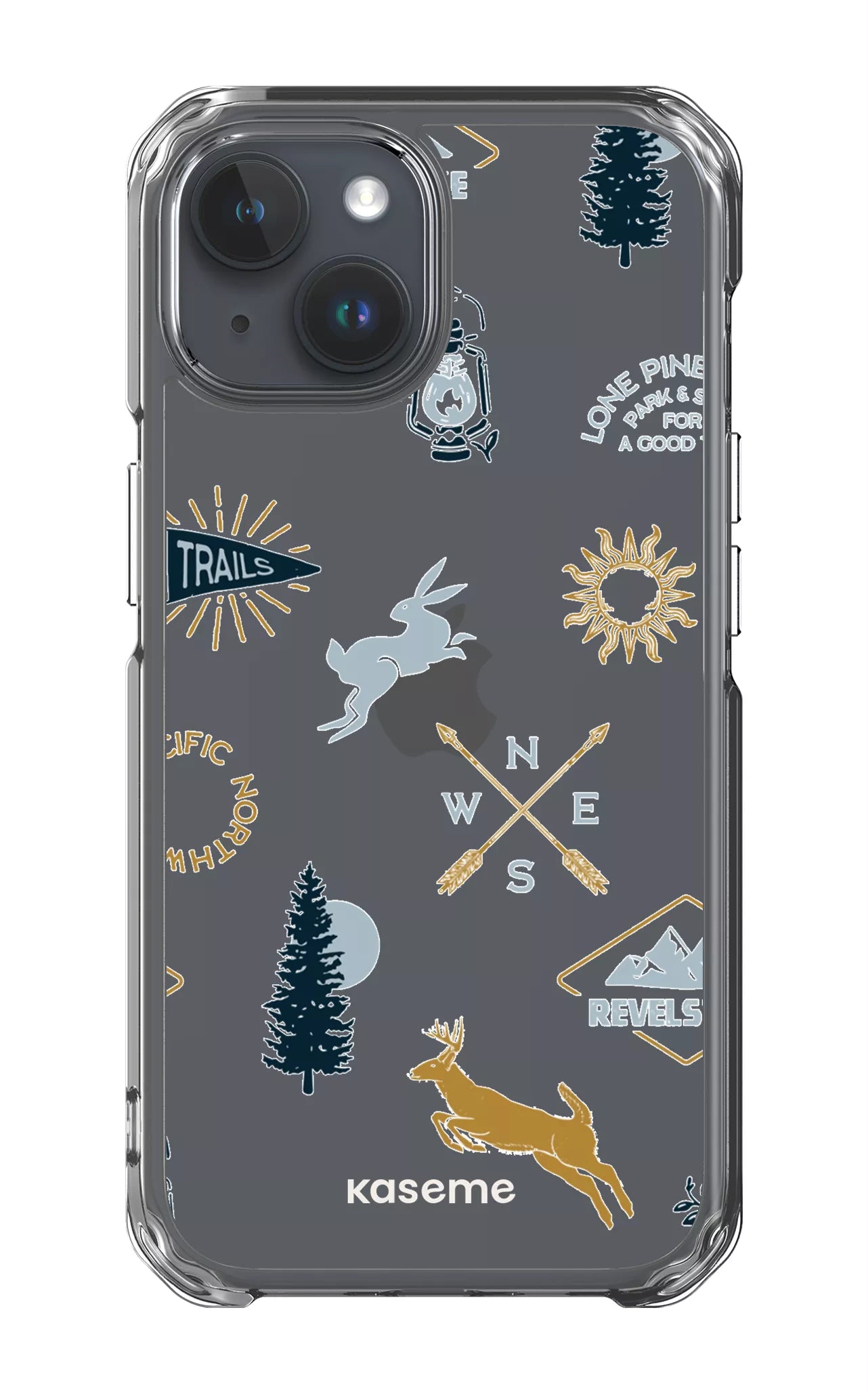 iPhone 15 Clear Case Revelstoke white Clear Case -