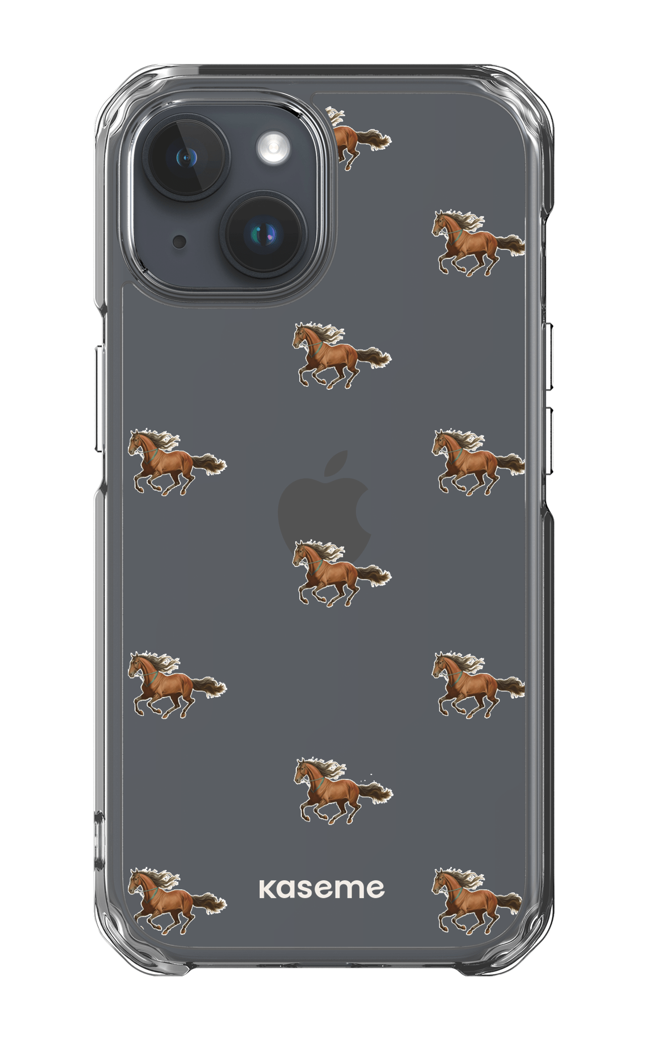 iPhone 15 Clear Case Saddle Clear Case -