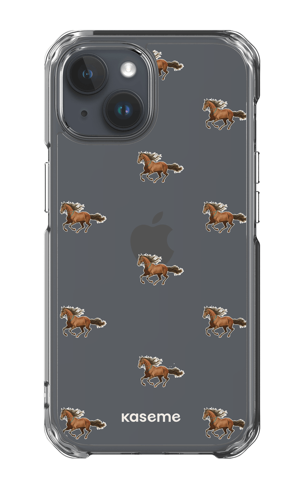 iPhone 15 Clear Case Saddle Clear Case -