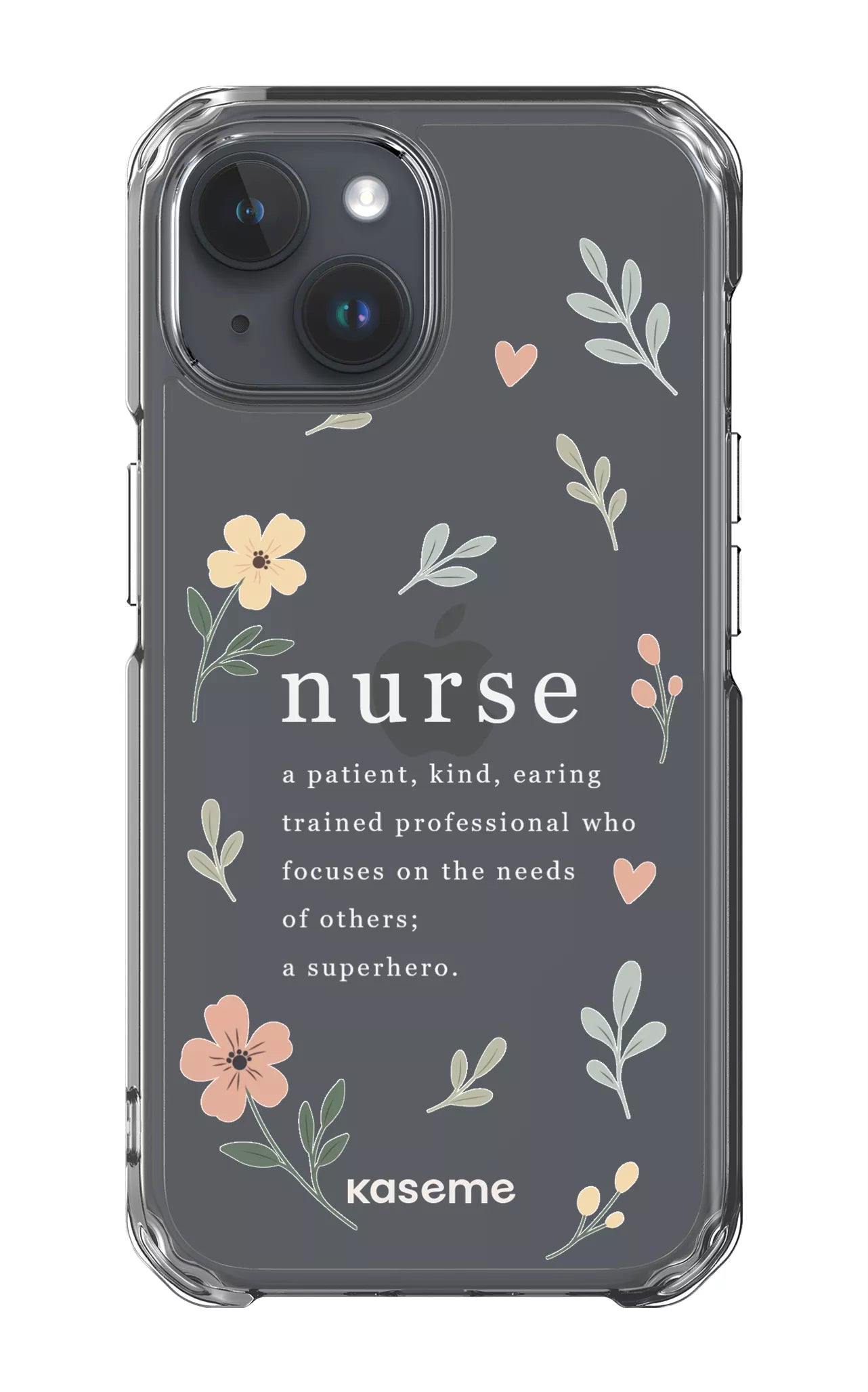 iPhone 15 Clear Case With Heart Clear Case -