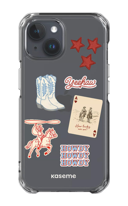 iPhone 15 Clear Case Yeehaw Clear Case -