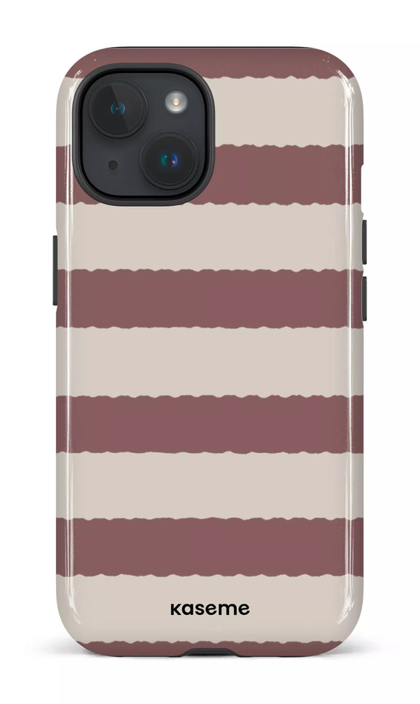 iPhone 15 MagSafe - Impact Case Aligned Brown -