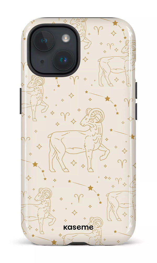 iPhone 15 MagSafe - Impact Case Aries Beige -
