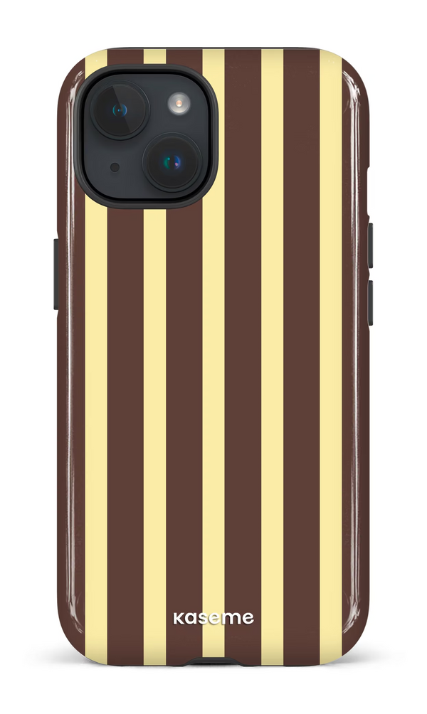 iPhone 15 MagSafe - Impact Case Berry Lane Brown -