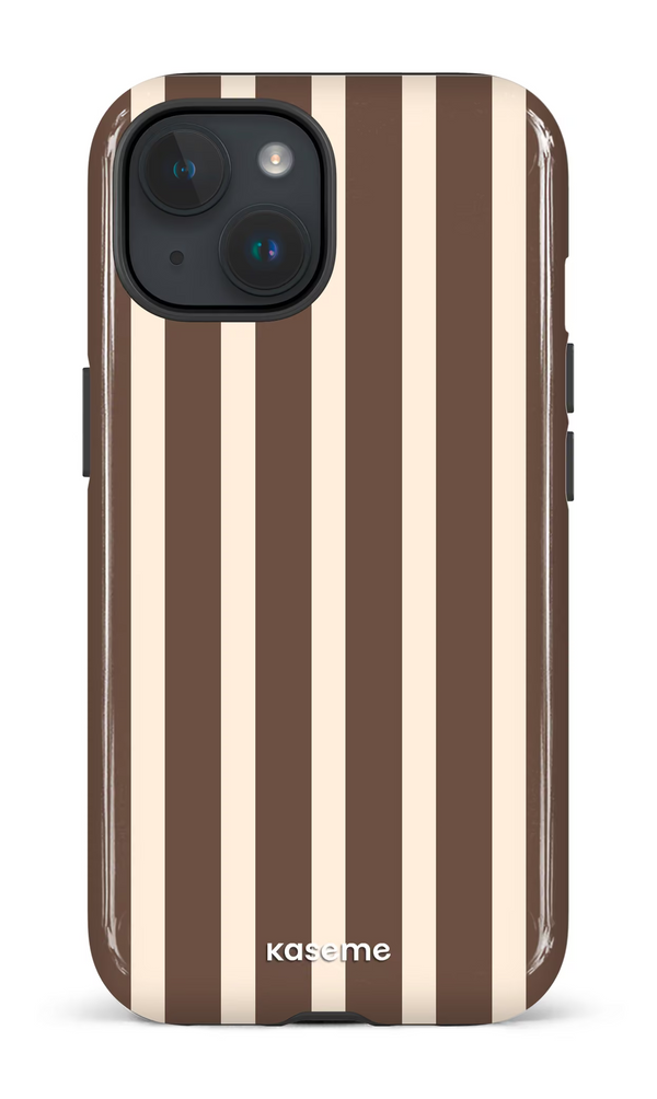 iPhone 15 MagSafe - Impact Case Berry Lane Espresso -