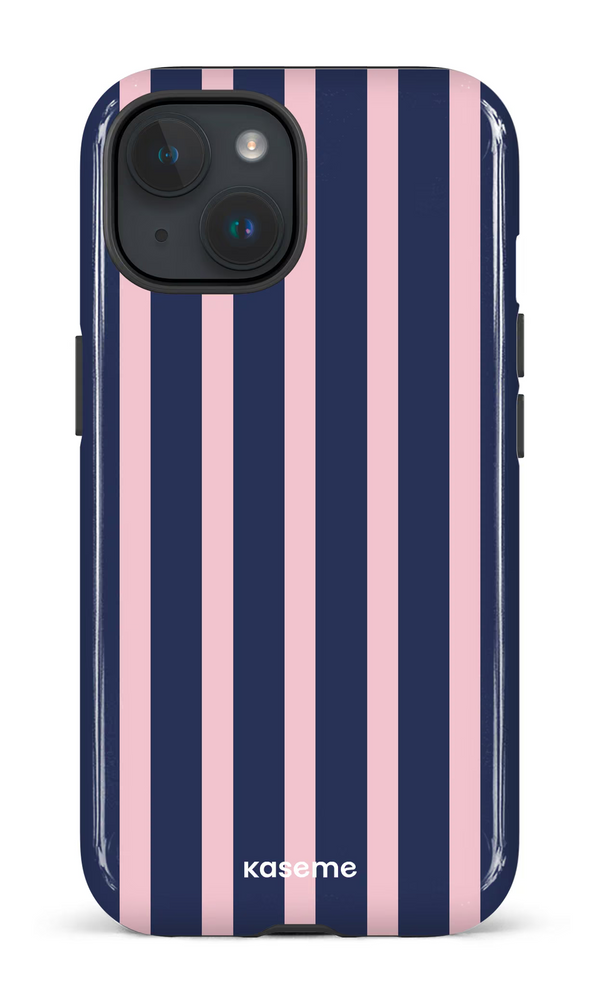 iPhone 15 MagSafe - Impact Case Berry Lane Navy -