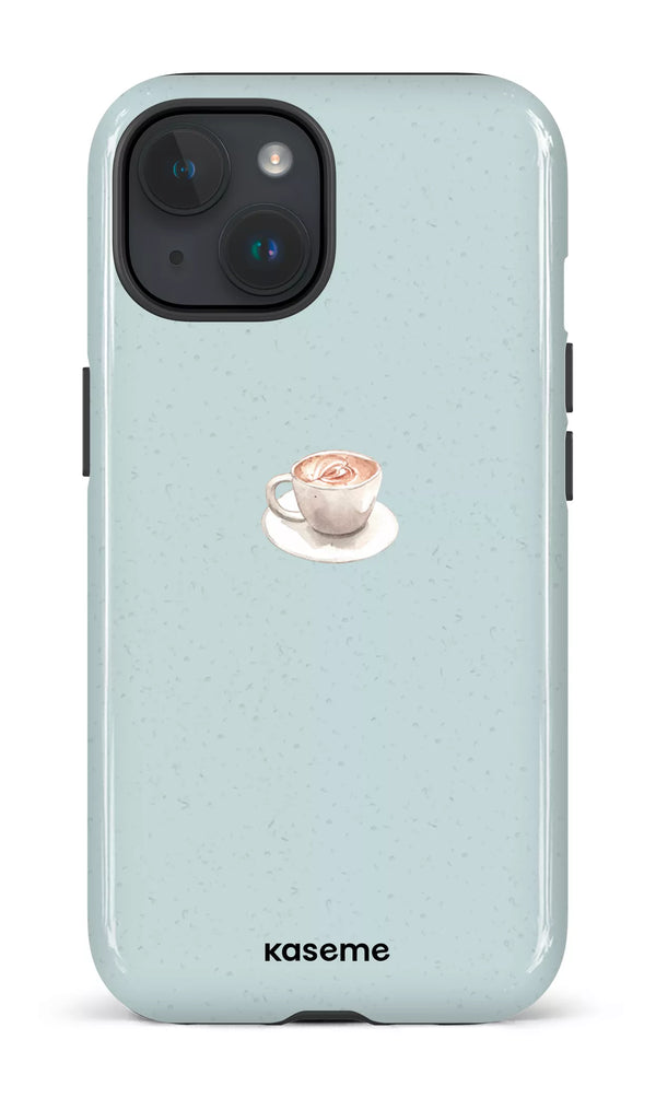iPhone 15 MagSafe - Impact Case Brew blue -