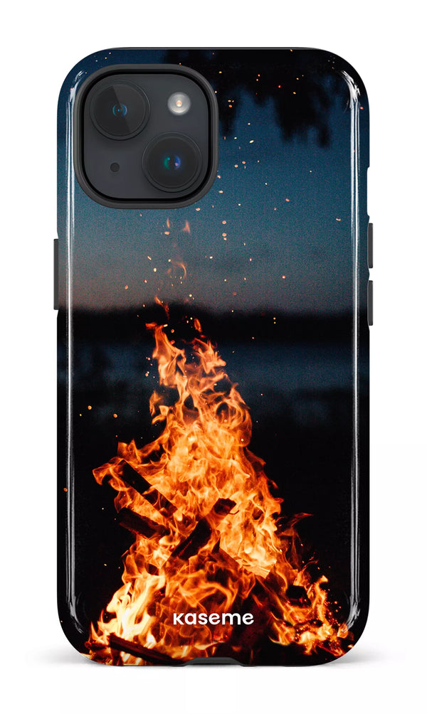 iPhone 15 MagSafe - Impact Case Camp Fire -