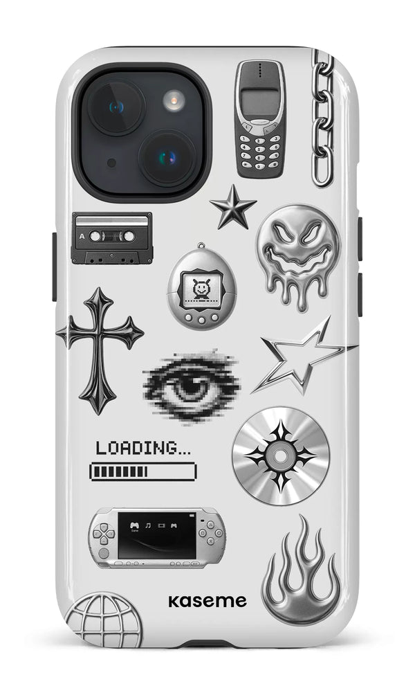 iPhone 15 MagSafe - Impact Case Chrome -