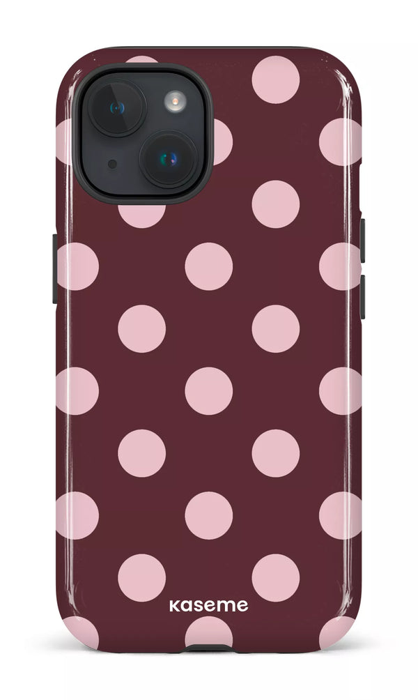 iPhone 15 MagSafe - Impact Case Couture Burgundy -