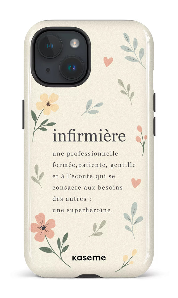 iPhone 15 MagSafe - Impact Case De Tout Coeur Pink -