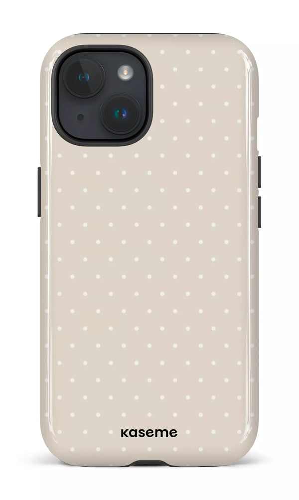 iPhone 15 MagSafe - Impact Case Ditsy Beige -