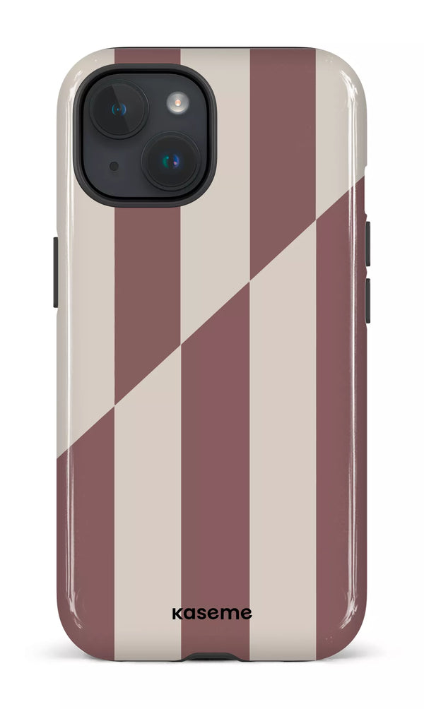 iPhone 15 MagSafe - Impact Case Divided Brown -