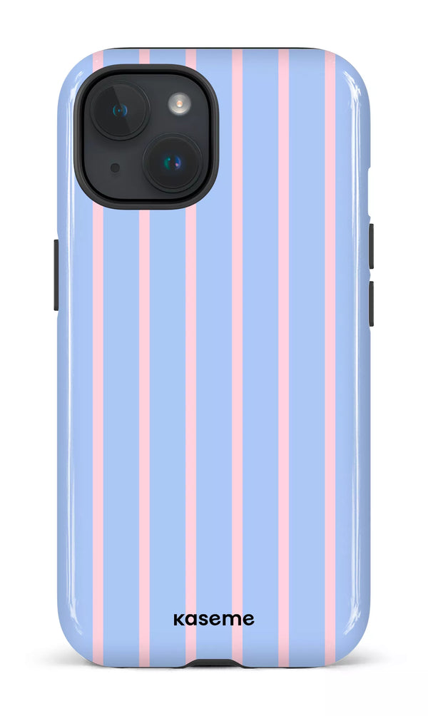 iPhone 15 MagSafe - Impact Case Dolce Striscia Blue -