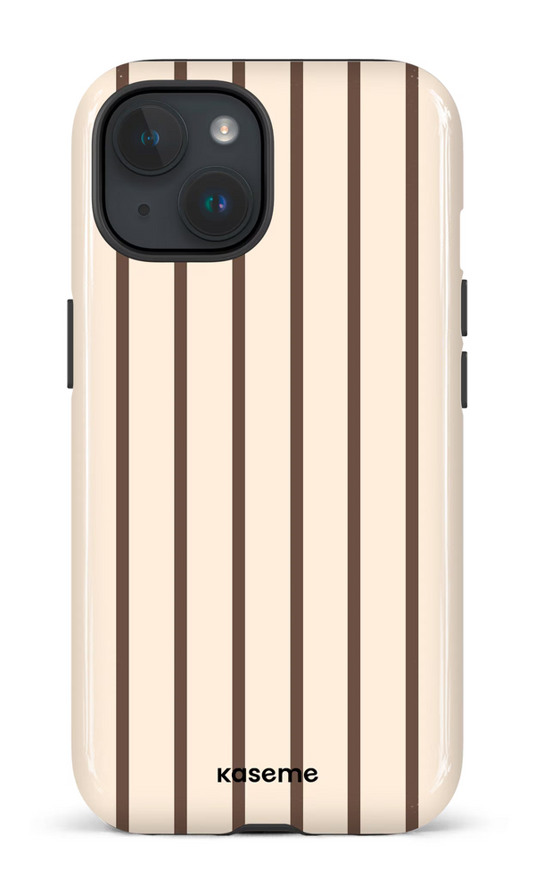 iPhone 15 MagSafe - Impact Case Dolce Striscia Cream -