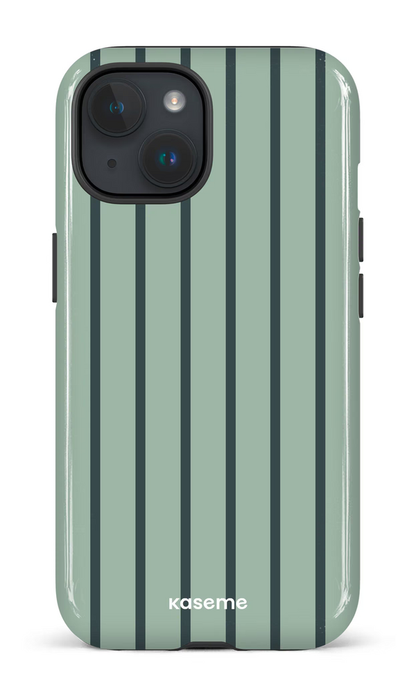 iPhone 15 MagSafe - Impact Case Dolce Striscia Sage -