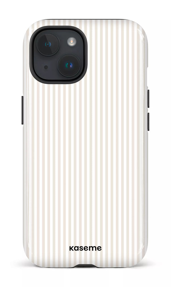 iPhone 15 MagSafe - Impact Case Everline Beige -