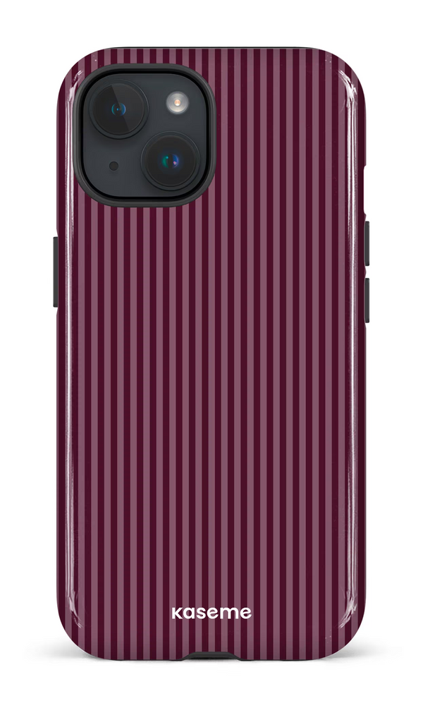 iPhone 15 MagSafe - Impact Case Everline Merlot -