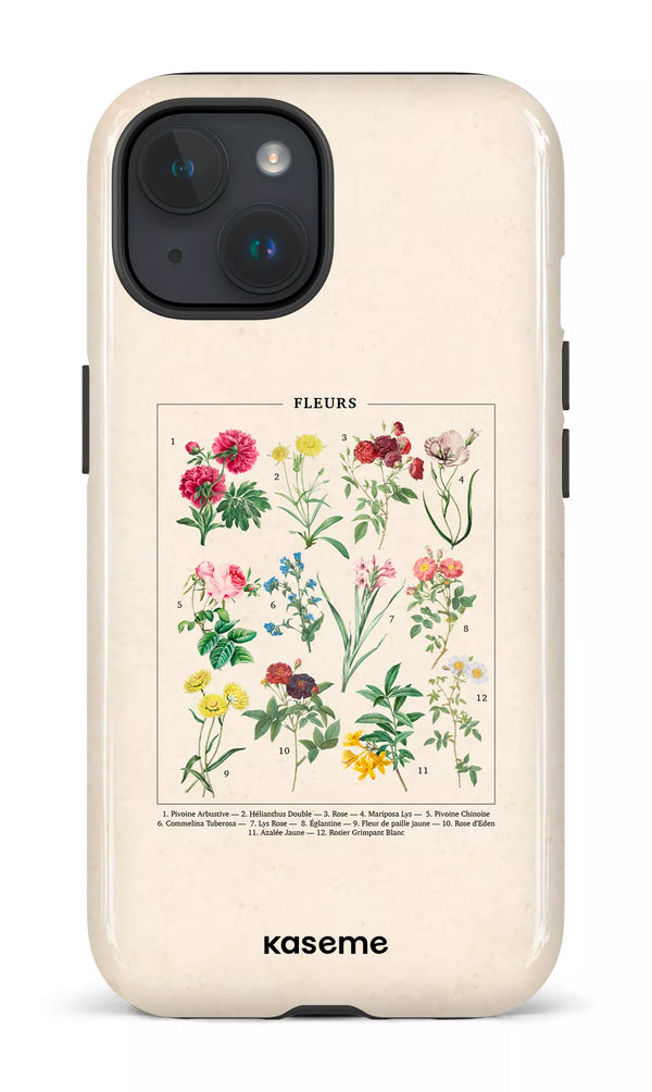iPhone 15 MagSafe - Impact Case Floraison -