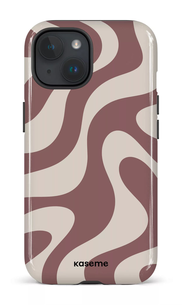 iPhone 15 MagSafe - Impact Case Flow Brown -