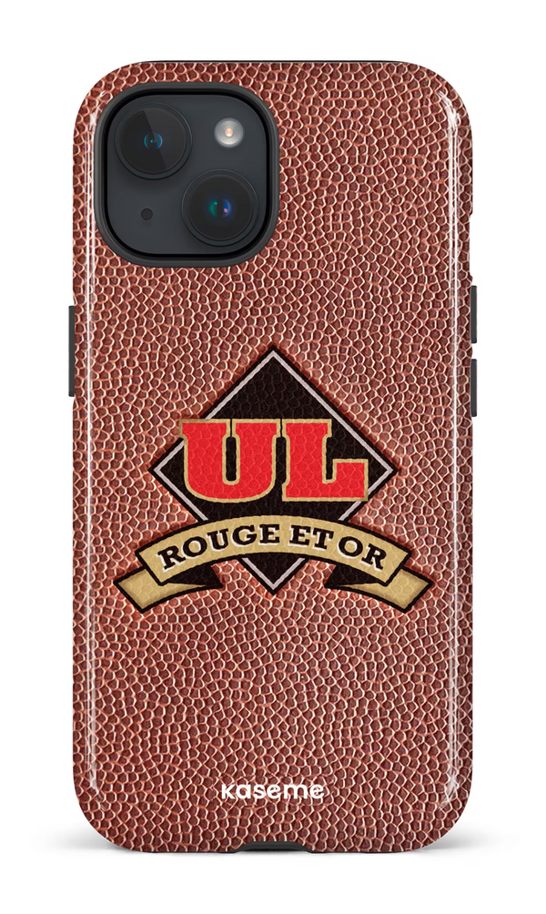iPhone 15 MagSafe - Impact Case Football x Rouge et Or -