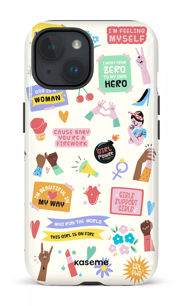 iPhone 15 MagSafe - Impact Case Girl Boss -