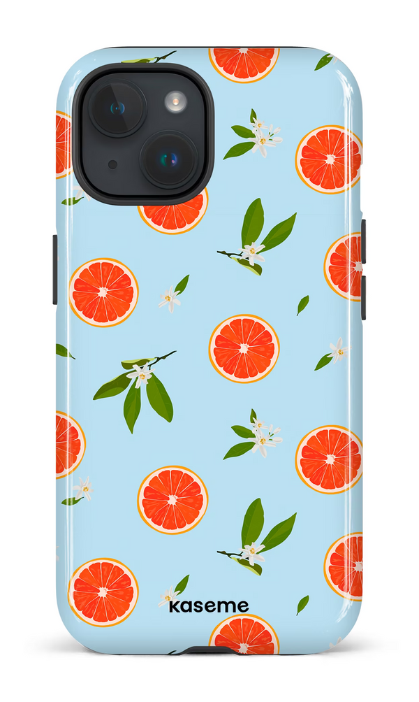 iPhone 15 MagSafe - Impact Case Grapefruit -