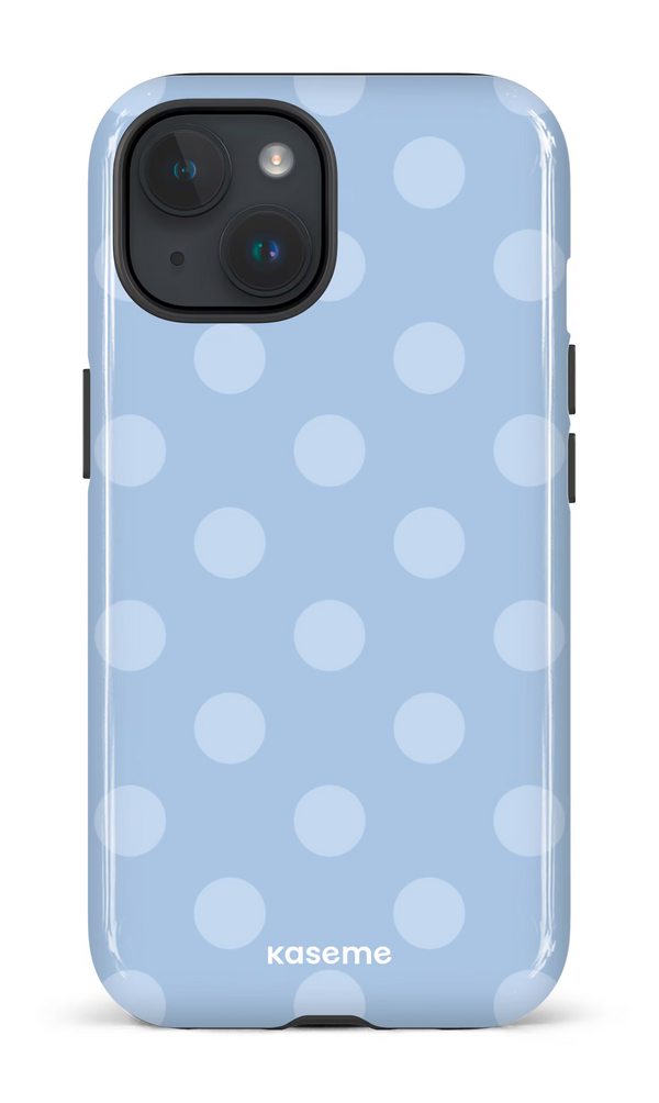 iPhone 15 MagSafe - Impact Case La Drey Blue by Marina Bastarache -