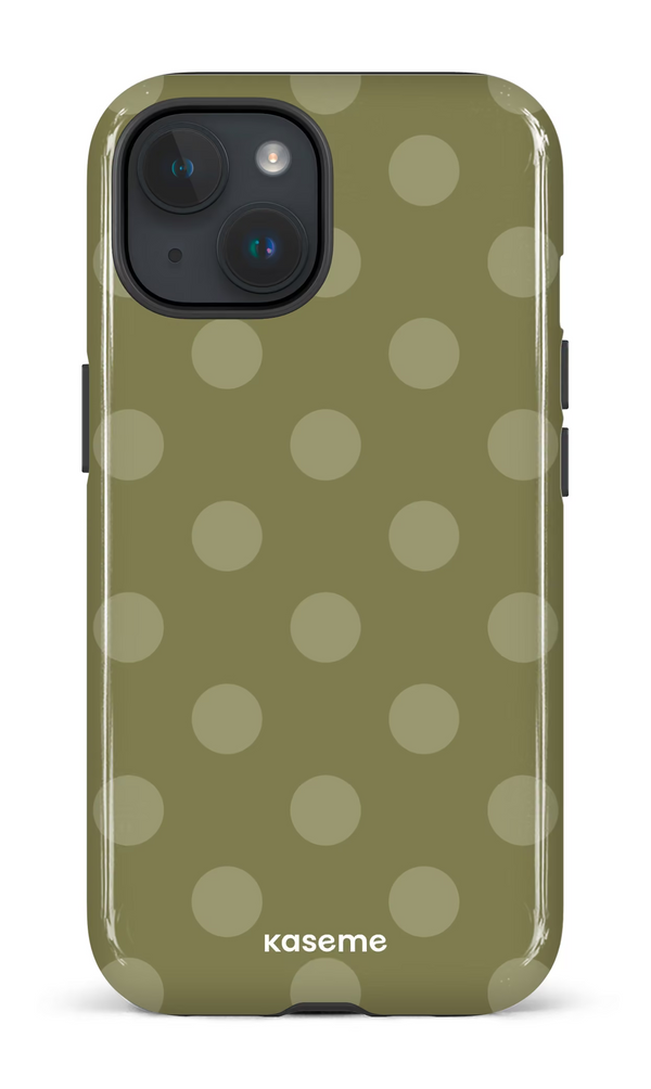 iPhone 15 MagSafe - Impact Case La Drey Olive by Marina Bastarache -