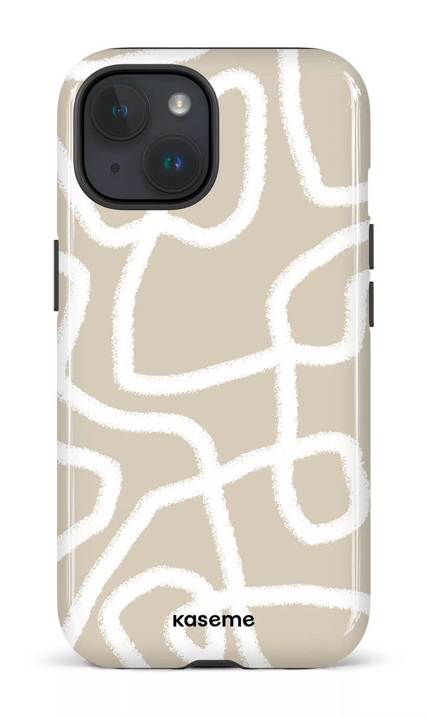 iPhone 15 MagSafe - Impact Case Lifeline Beige -