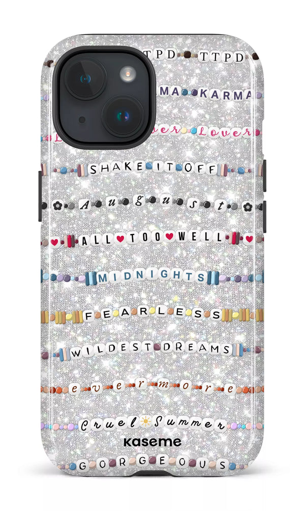 iPhone 15 MagSafe - Impact Case Love Story Glitter -