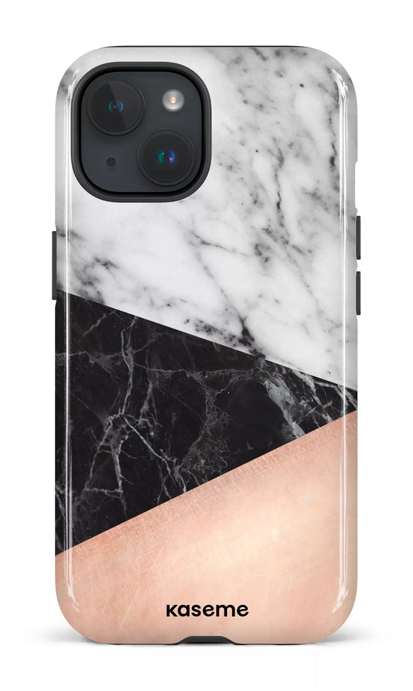 iPhone 15 MagSafe - Impact Case Marble Love -