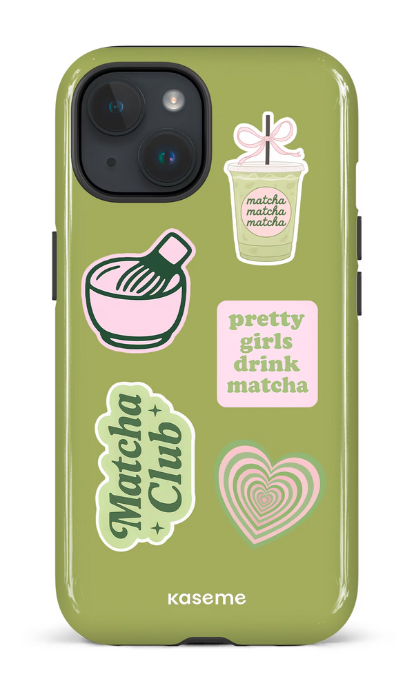 iPhone 15 MagSafe - Impact Case Matcha Club -