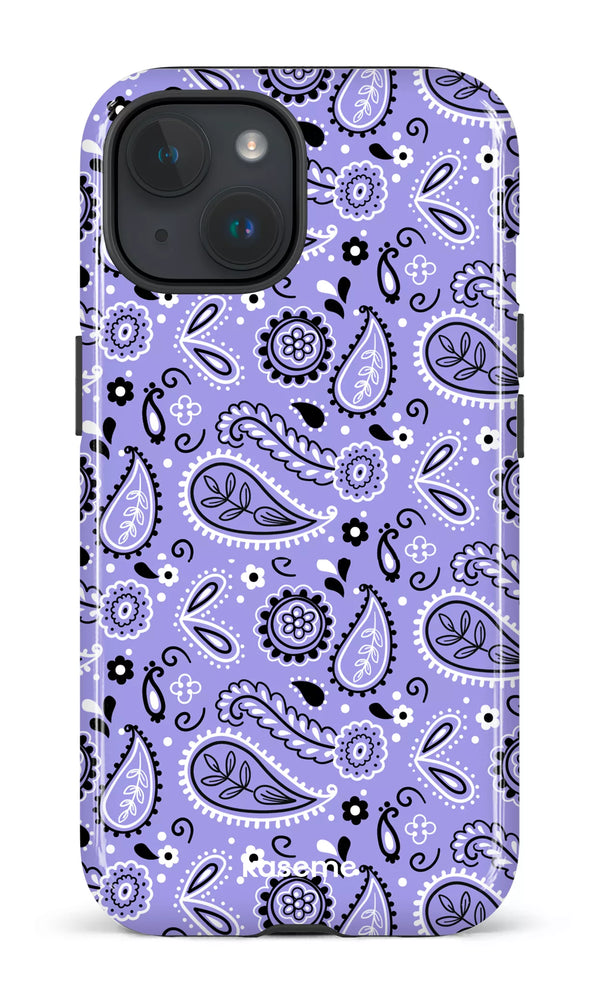 iPhone 15 MagSafe - Impact Case Paisley Purple -
