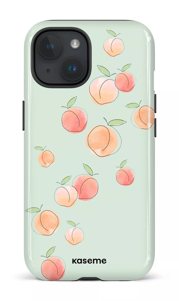 iPhone 15 MagSafe - Impact Case Peachy green -