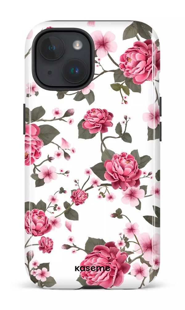 iPhone 15 MagSafe - Impact Case Peony Garden -