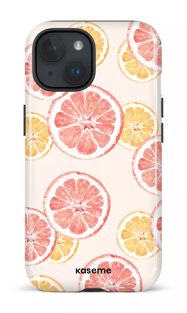 iPhone 15 MagSafe - Impact Case Pink lemonade beige -