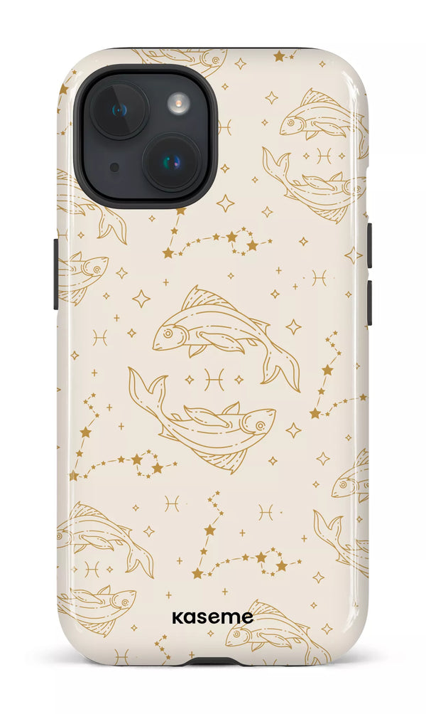 iPhone 15 MagSafe - Impact Case Pisces Beige -
