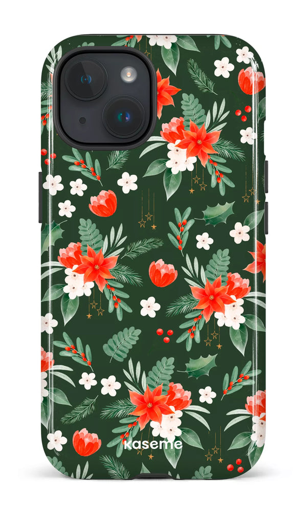 iPhone 15 MagSafe - Impact Case Poinsettia -