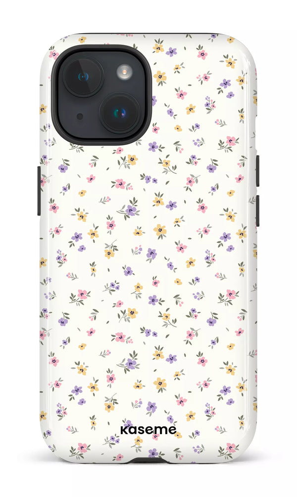 iPhone 15 MagSafe - Impact Case Porcelain Blossom -