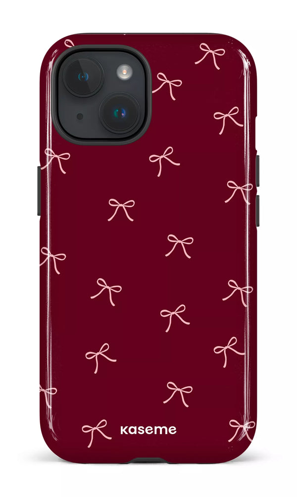 iPhone 15 MagSafe - Impact Case Roselyn Burgundy -