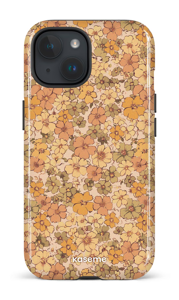 iPhone 15 MagSafe - Impact Case Rustic Romance Yellow -